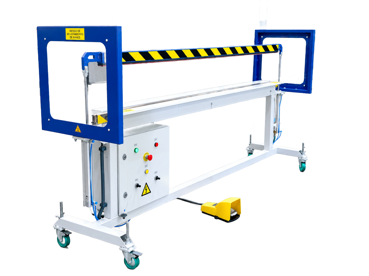 BS-2000 barra de sellado de colchones de Danluk Engineering para el sellado de bolsas de plástico en procesos de embalaje industrial.