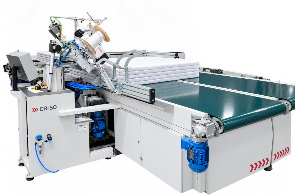 Cerradora de colchones automatizada CR-50 para cosido industrial de alta cadencia DANLUK Engineering