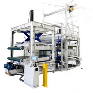 Prensa Automática para Bloques de Espuma
